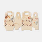 Yoga meisjes verjaardag bedankdoosjes (Uitgevouwen)