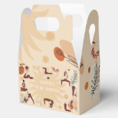 Yoga meisjes verjaardag bedankdoosjes (Geopend)