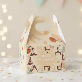 Yoga meisjes verjaardag bedankdoosjes