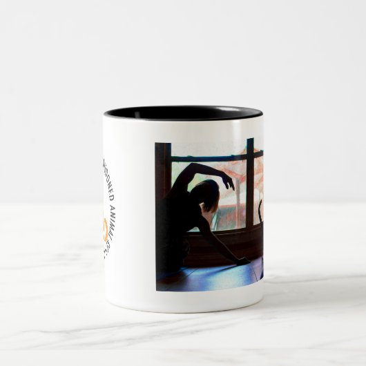 Yoga met katten mok (Center)