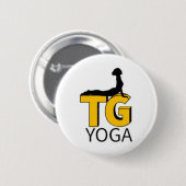 Yoga Met Tg Logo Ronde Button 5,7 Cm (Voorkant /achterkant)