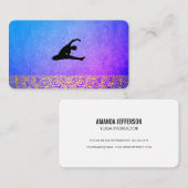 Yoga met Tribal Trim Visitekaartje (Voorkant / Achterkant)