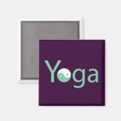 Yoga met Yin Yang Magneet (Voorkant / Achterkant)