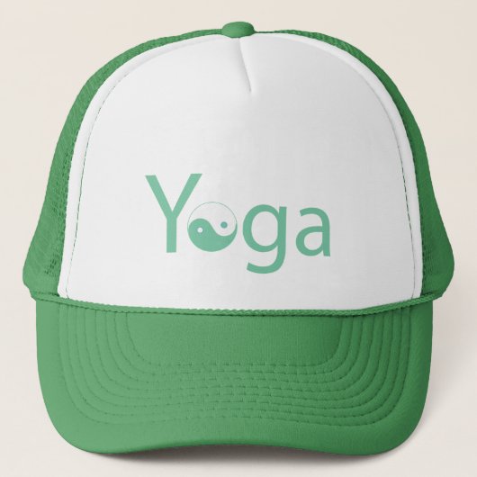 Yoga met Yin Yang Trucker Pet (Voorkant)
