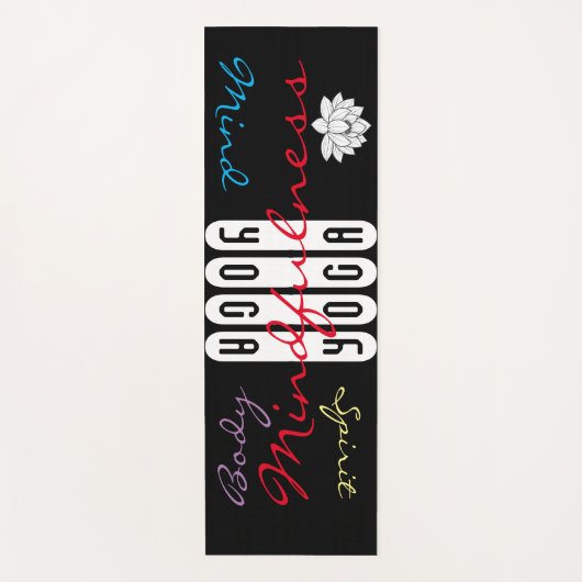 Yoga Mind Body Mindfulness Yoga Mat (Voorkant)