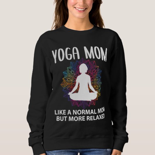 Yoga Moeder Gezegde Trui (Voorkant)