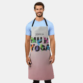 Yoga Moeder Meditatie Hobby Schattige Mam Schort (Gedragen)