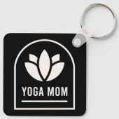 Yoga moeder yogi moeder sleutelhanger (Achterkant)