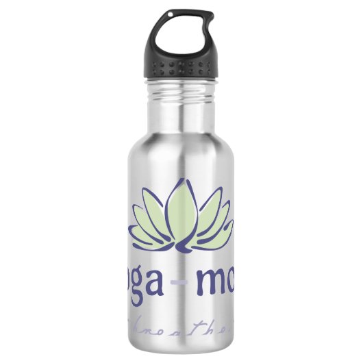 Yoga-Mojo roestvrijstalen waterfles (Voorkant)