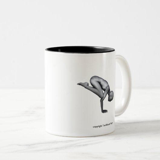 Yoga Mok - Crane (Crow) Pose (Voorkant rechts)