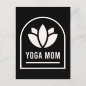 Yoga mom yogi mothers group class briefkaart (Voorkant)