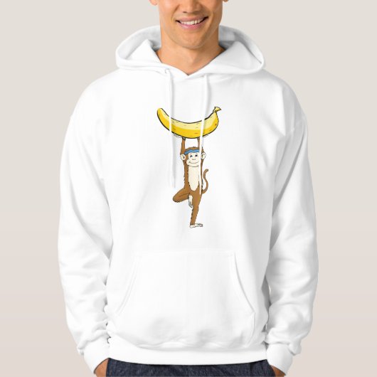 Yoga Monkey Hoodie (Voorkant)
