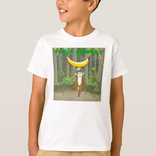 YOGA MONKEY T-SHIRT (Voorkant)