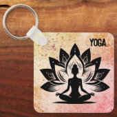 Yoga Mood Magneet Sleutelhanger (Voorkant)