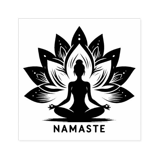 Yoga Mood Rubberstempel (Afrduk)