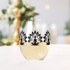 Yoga Mood Wijnglas Zonder Voet