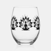 Yoga Mood Wijnglas Zonder Voet (Voorkant)