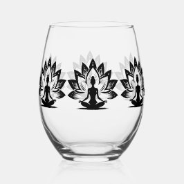Yoga Mood Wijnglas Zonder Voet