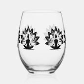 Yoga Mood Wijnglas Zonder Voet (Rechts)