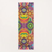 Yoga mooie kleuren fitness Gepersonaliseerde YOGA  Yogamat (Voorkant)