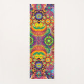 Yoga mooie kleuren fitness Gepersonaliseerde YOGA Yogamat (Voorkant)