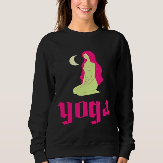 Yoga Moon Vrouwen Trui (Voorkant)