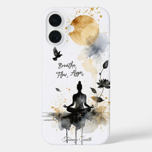Yoga Moon Zen Art Case-Mate iPhone Case (Achterkant)