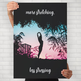 Yoga Motivatie Muurkunst Poster