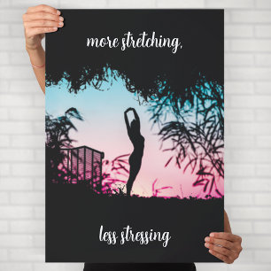 Yoga Motivatie Muurkunst Poster