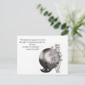 Yoga motivatiequotes briefkaart (Staand voorkant)