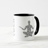 Yoga Mug – Find Your Balance in Every Sip Mok (Voorkant rechts)