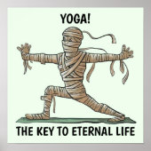 Yoga Mummy Poster (Voorkant)