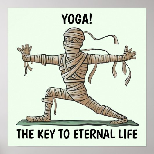 Yoga Mummy Poster (Voorkant)