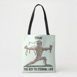 Yoga Mummy Tote Bag