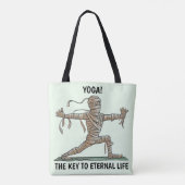 Yoga Mummy Tote Bag (Achterkant)