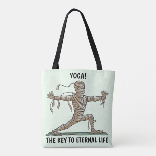 Yoga Mummy Tote Bag (Achterkant)