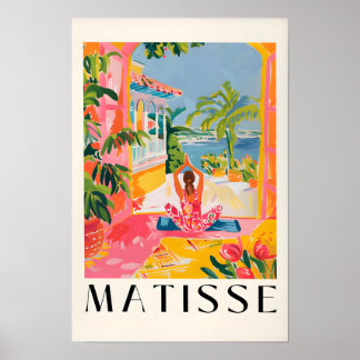 Yoga Muurkunst, Stranddecoratie, Meditatie Muurkun Poster