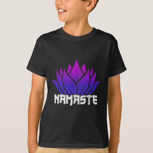 Yoga Namaste Boeddha Lotus Bloem Boeddhisme Yogi B T-shirt