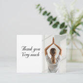 Yoga Namaste Dankkaart Briefkaart (Staand voorkant)