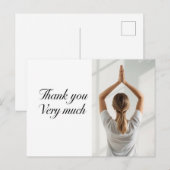 Yoga Namaste Dankkaart Briefkaart (Voorkant / Achterkant)