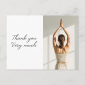 Yoga Namaste Dankkaart Briefkaart (Voorkant)