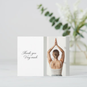 Yoga Namaste Dankkaart Briefkaart