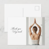 Yoga Namaste Dankkaart Briefkaart (Voorkant / Achterkant)