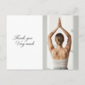 Yoga Namaste Dankkaart Briefkaart (Voorkant)