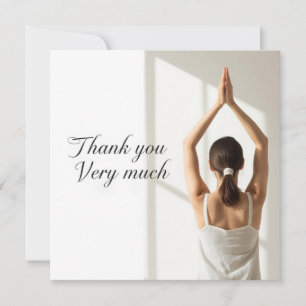 Yoga Namaste Dankkaart Kaart