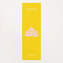 Yoga Namaste Gold Color Lotus Girl Pose Grafisch