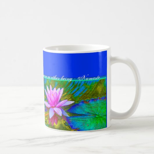 Yoga Namaste - Lotus Blossom Buddha Quote Koffiemok (Rechts)