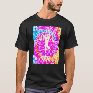 Yoga Namaste Maan Knoop Doe Boeddha Boom T-shirt