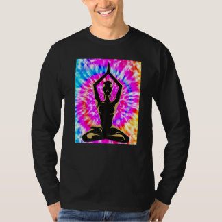 Yoga Namaste Maan Knoop Doe Boeddha Houding   T-shirt