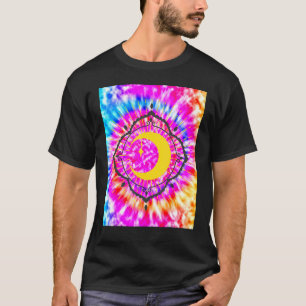 Yoga Namaste Moon Stropdas Die Buddha 1 T-shirt